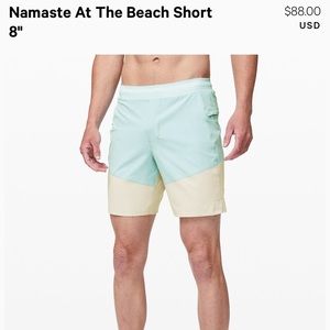 Lululemon namaste at the beach swim shorts NWT xxl
